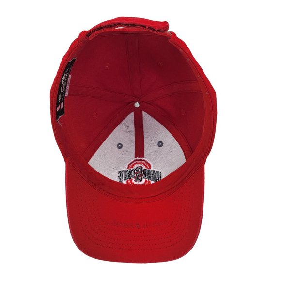OSU Ohio State Buckeyes Hat Red Gray Baseball Cap NCAA Adjustable Strap OSFA - Picture 4 of 7